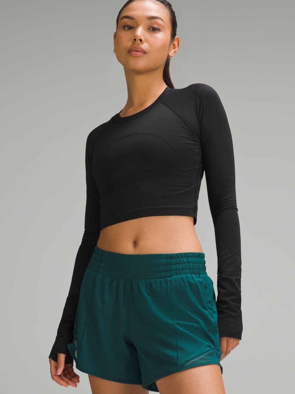 Lululemon Swiftly Tech Cropped Long-Sleeve Shirt 2.0